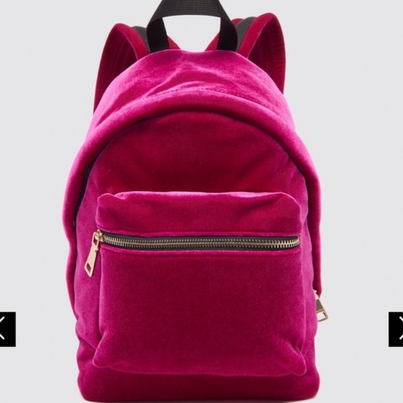 Sandro Velvet Backpack *Like New - Picture 3 of 8